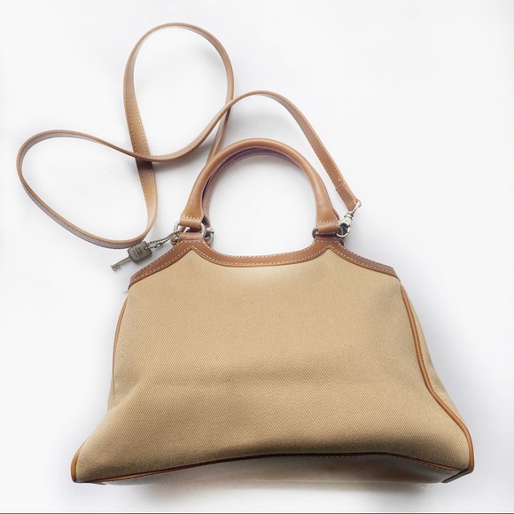 Fossil Vintage Classic Canvas Satchel Purse Bag - Picture 2 of 13